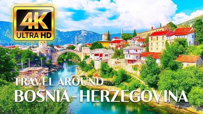 BOSNIA AND HERZEGOVINA 4K - Soft Piano Music With Bird Singing & Amazing Nature Videos | 4K HDR