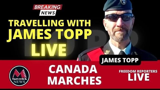 James Topp March Across Canada: Approaching Ottawa Live Coverage