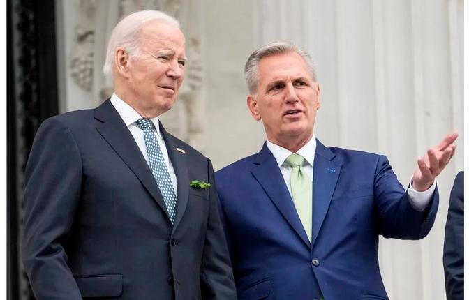 Biden and congressional leaders strike optimistic tone after debt ceiling meeting
