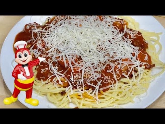 Spaghetti JOLLIBEE STYLE w/ Creamy & Tasty Spaghetti Sauce || How to make Spaghetti Sauce?