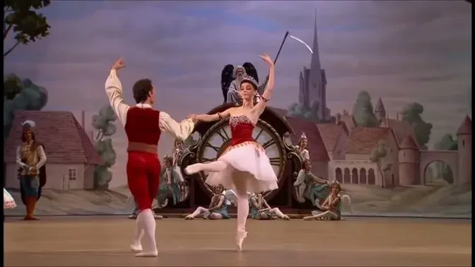 Natalia Osipova & Vyacheslav Lopatin in the Act 3 of Coppélia at Bolshoi Theatre.