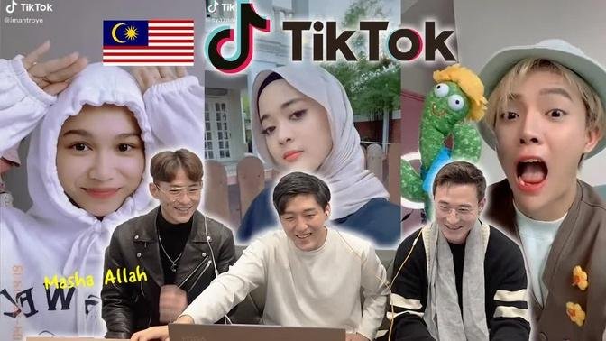 Korean guys react to Malaysian Tik-tok?!
