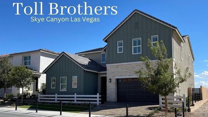 Luxury Farmhouse For Sale Skye Canyon Las Vegas | Toll Brothers House Tour, $746k+
