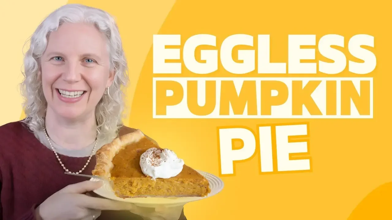 Easy Eggless Pumpkin Pie with Fresh Pumpkin