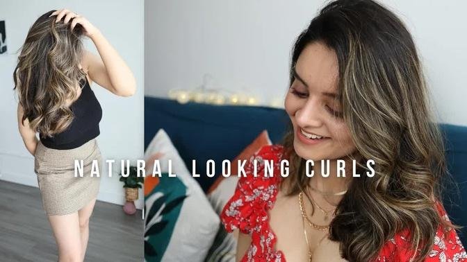 How To Curl Your Hair - Using Curler With Clamp - Loose Curls