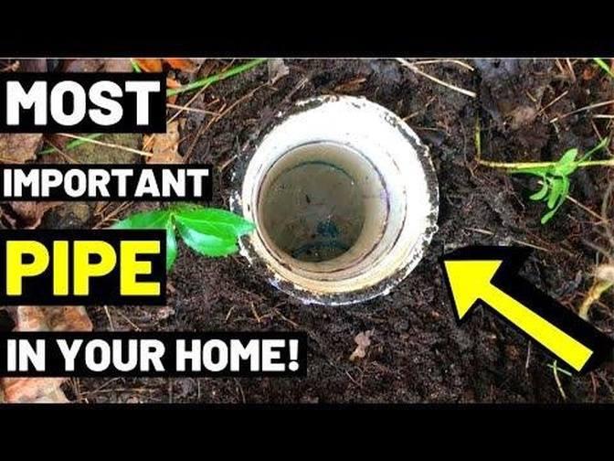 This Pipe Can SAVE YOUR HOUSE FROM SEWAGE FLOODS Sewer Clean Out Pipe
