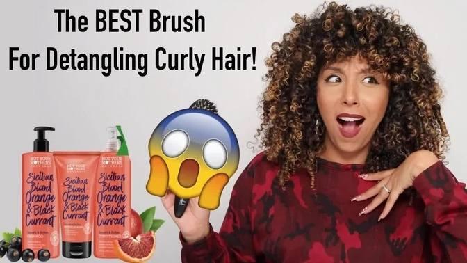 The BEST Brush To Detangle Curly Hair!| BiancaReneeToday