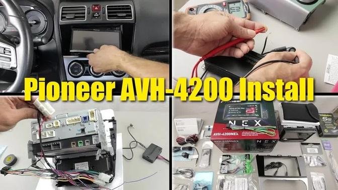 2017 WRX Limited Stereo Upgrade - Pioneer AVH-4200 NEX Installation