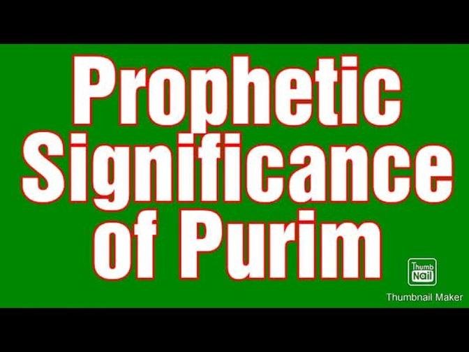 Purim 2024? Prophetic Significance Holocaust Atonement Day Third