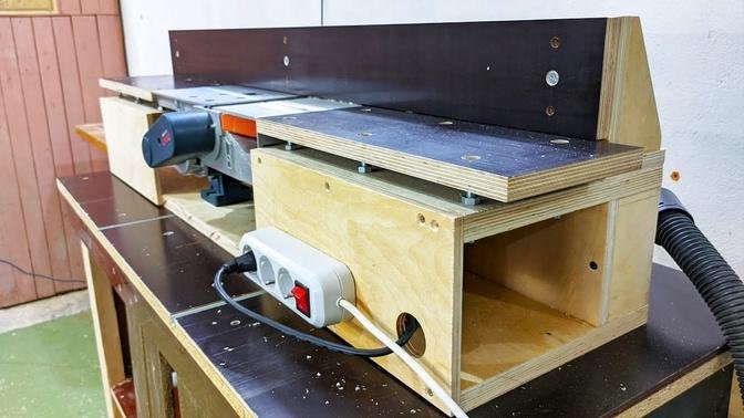 DIY Benchtop Jointer with Precise Adjustments | Free PDF Plans