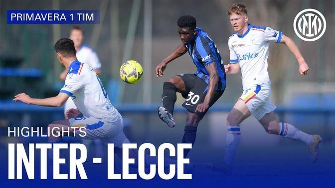 INTER 0-0 LECCE | U19 HIGHLIGHTS | CAMPIONATO PRIMAVERA 1 TIM 22/23 ⚽⚫🔵 ...