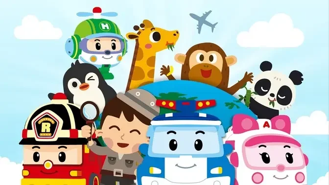 Come out Animal Friends _ Robocar POLI Travel the World Song _ Robocar POLI -Nursery Rhymes