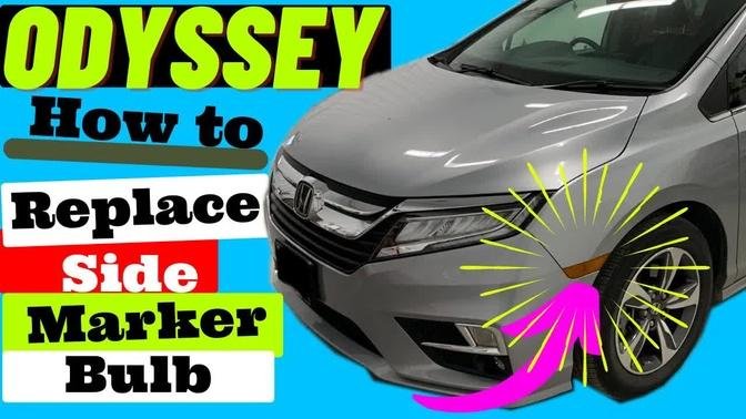 Honda Odyssey -- How to Replace Side Marker Light Bulb 2018 - 2021