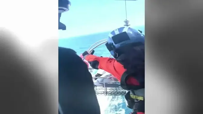 U.S. Coast Guard Medevacs Man Off Southern California Coast