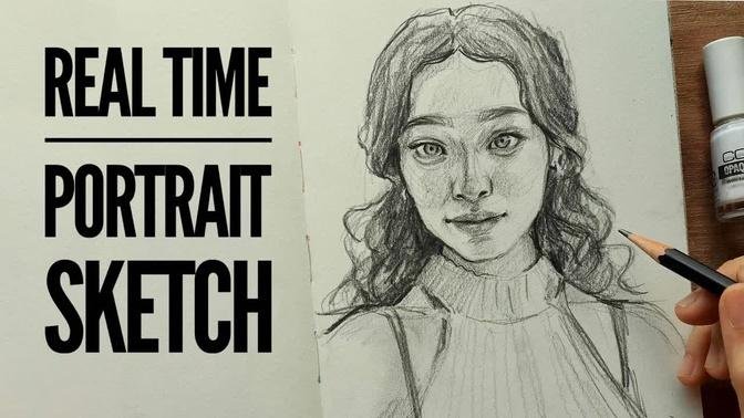 Real time portrait sketch for beginners