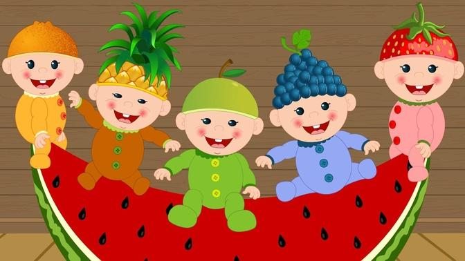 Five little Babies   Nursery Rhymes   Baby Video