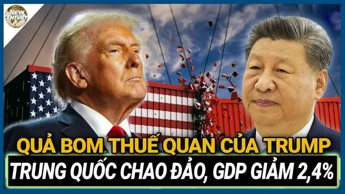 “Mưa bom thuế quan” của Trump giáng đòn chí mạng vào Trung Quốc