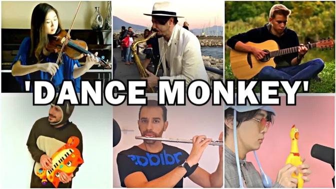 Who Played it Better: Dance Monkey (Sax, Violin, Chicken, Cat Piano, Guitar, Flute)