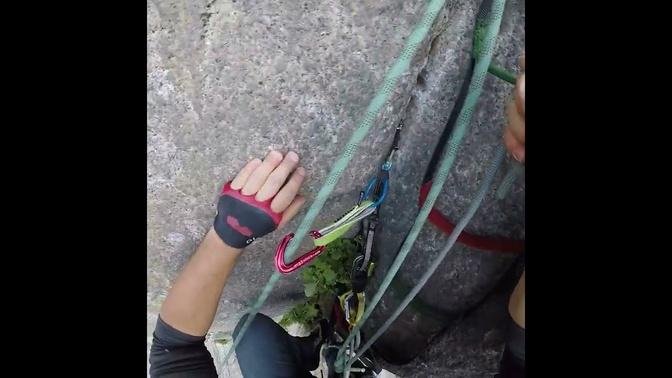 The Prow - P2 (C2+ Aid crux of the route)