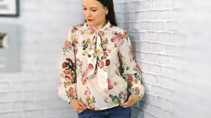 The making of a romantic blouse from old fabric!