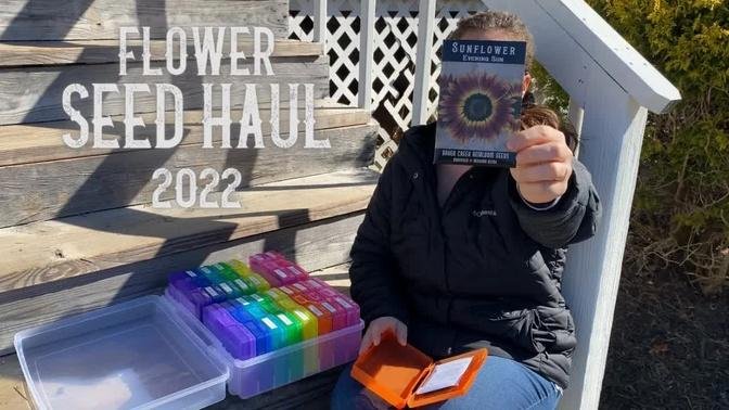 Flower Seed Haul 2022 | First Year Flower Farming