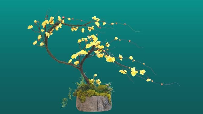 The Art of Arranging Silk Flowers / Flower Arrangement/Crafts