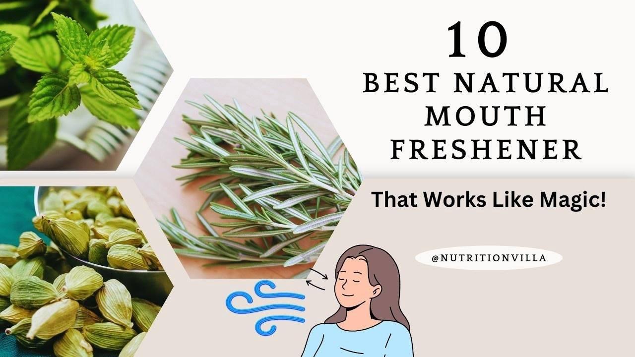 What are the best mouth fresheners? 🍋 10 Natural mouth fresheners for fresh breath all day