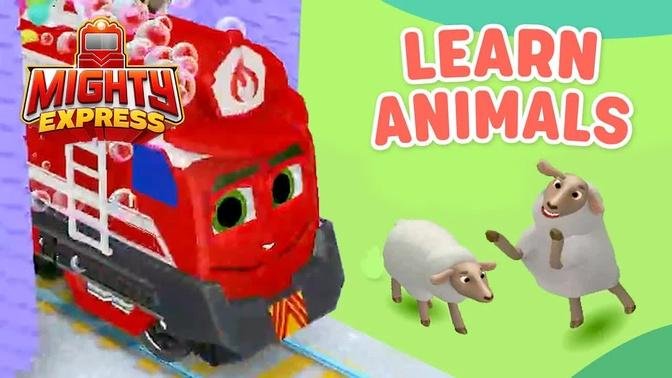 Learn More Animals with Rescue Red 🐥| Mighty Express Games | Cartoons for Kids