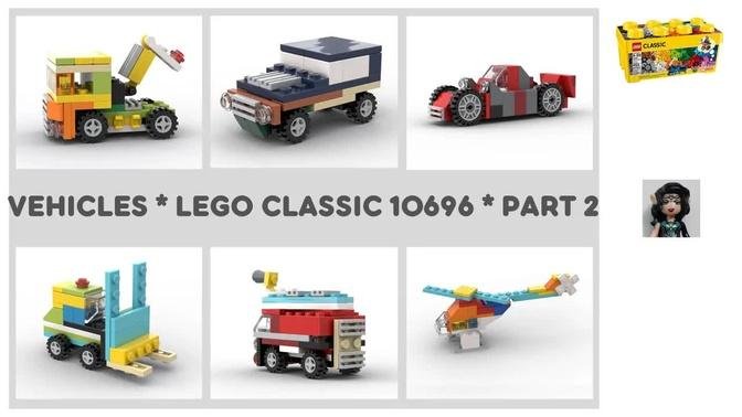 VEHICLES PART 2 Lego classic 10696 ideas How to build