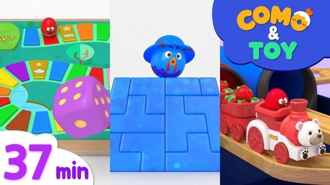 Como ｜ Board Game + More Episode 37min ｜ Learn colors and words ｜ Como Kids TV