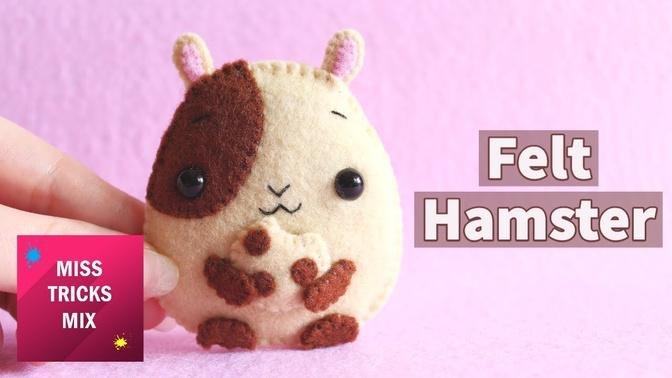 DIY: Cute Felt Hamster | Kawaii Crafts.