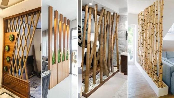 Creative ways to separate spaces using Wooden Room Dividers