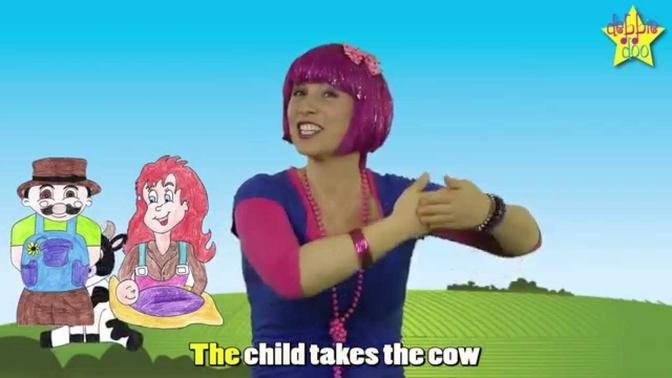 Farmer in the Dell - The Farmer Song Nursery Rhymes for Kids with Actions - Debbie Doo!