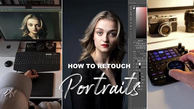 How to RETOUCH PORTRAITS from START to FINISH! (My Editing Workflow)