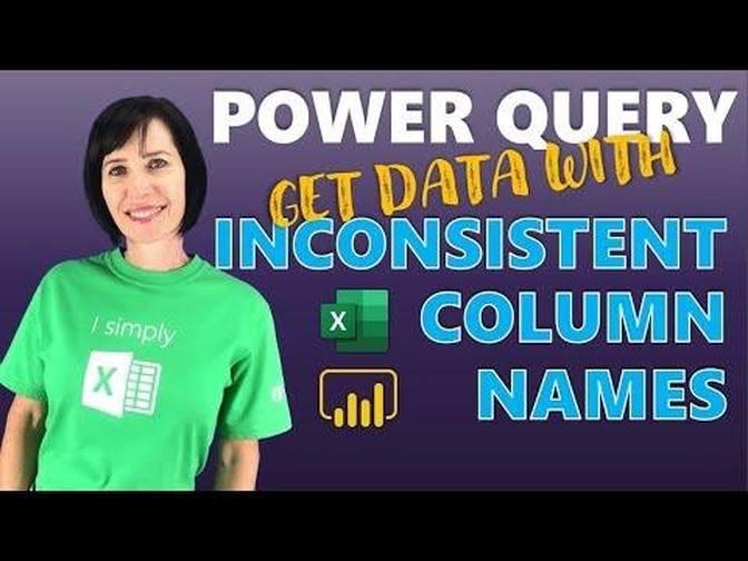 Change Multiple Column Names In Power Query