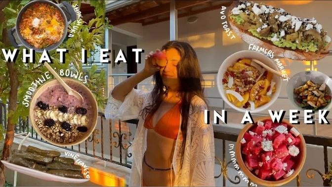 What I Eat In A Week | SUMMER EDITION! | easy and healthy!