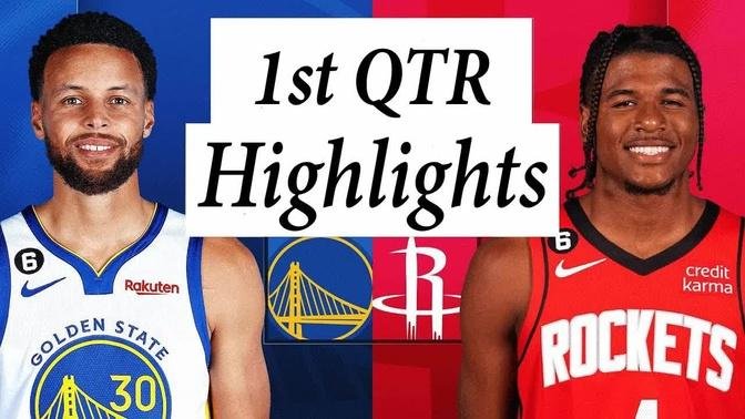 Golden State Warriors vs. Houston Rockets Full Highlights 1st QTR | Mar 20 | 2022-2023 NBA Season