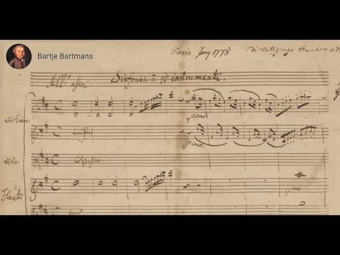 Mozart - Symphony No. 31 "Paris",  K. 297 (1778)