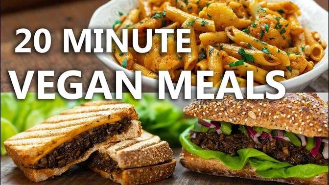 20 Minute Recipes Vegan Meals - Easy vegan Recipes | Food Impromptu