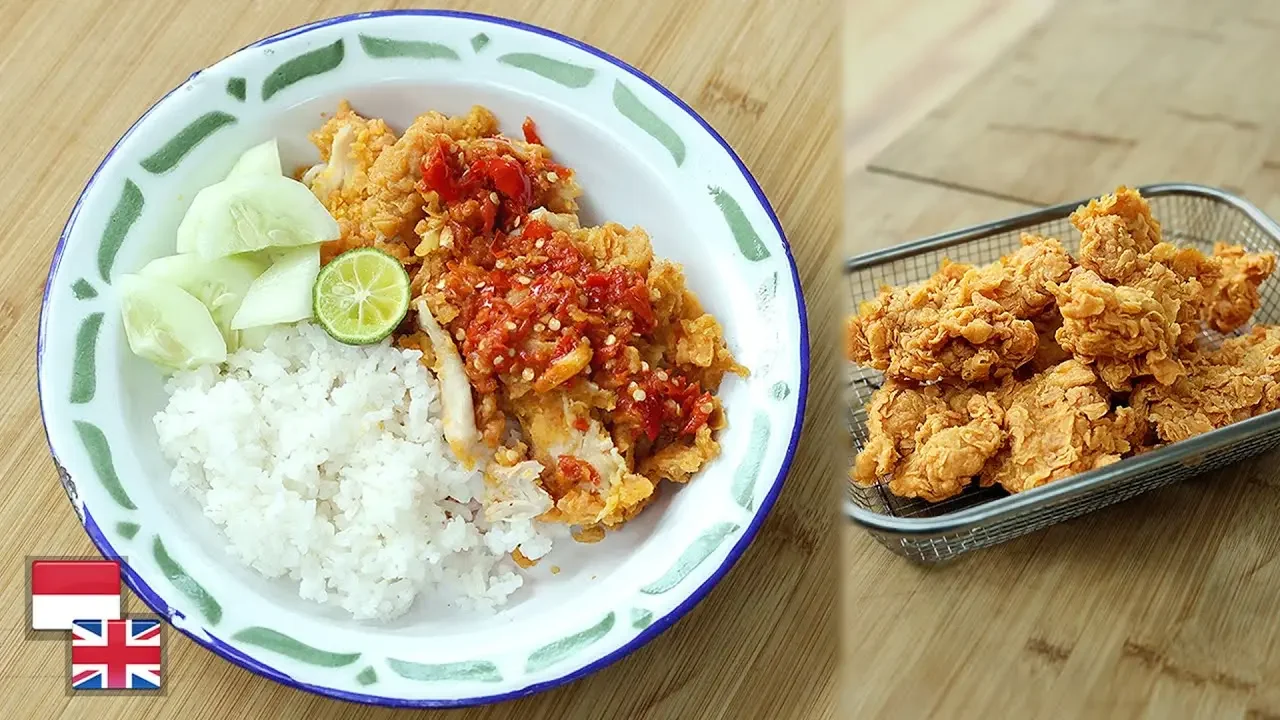Resep AYAM GEPREK SAMBAL KOREK: Gurih, Krispi, Juicy!