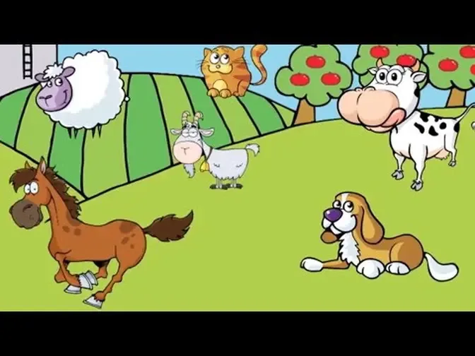 Farm Animal Guessing Game ｜ Learn Farm Animal Sounds for Children ｜ Kids  Learning Videos