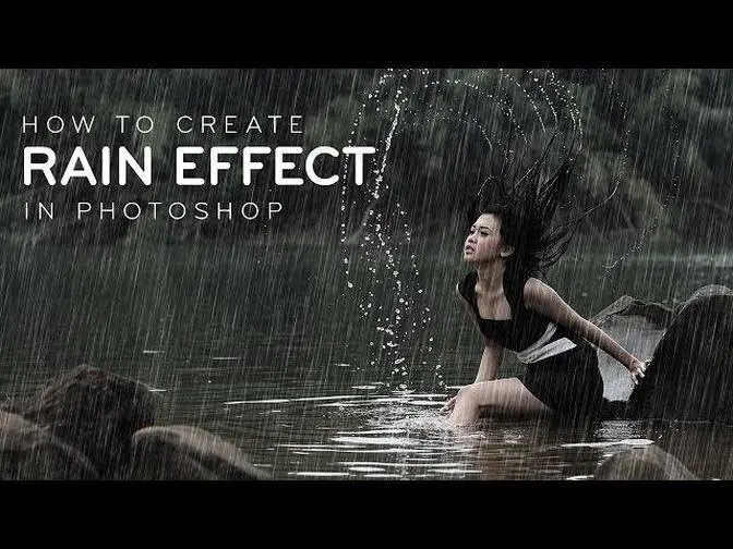 How to Add Rain to Photos - Photoshop Tutorial
