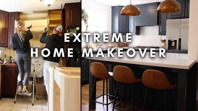 Extreme Home Makeover [Full House Recap] // Surprising Our Friends By Transforming Their House!!