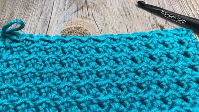 How to Crochet the Crunch Stitch | Videos | Rich Textures Crochet | Gan ...