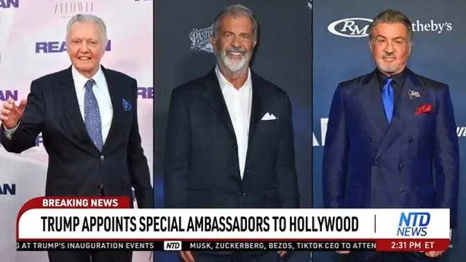 Trump Appoints Special Ambassadors to Hollywood