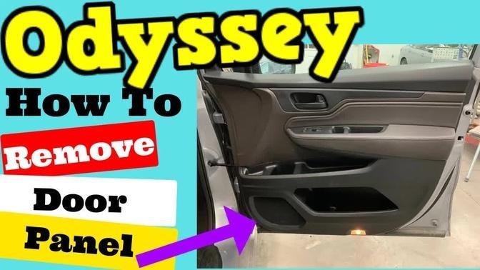 2018-2021 Honda Odyssey -- How to Remove Passenger Side Front Door Panel
