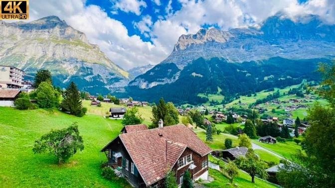 Interlaken to Grindelwald Scenic Train ride | Breathtaking View of Switzerland