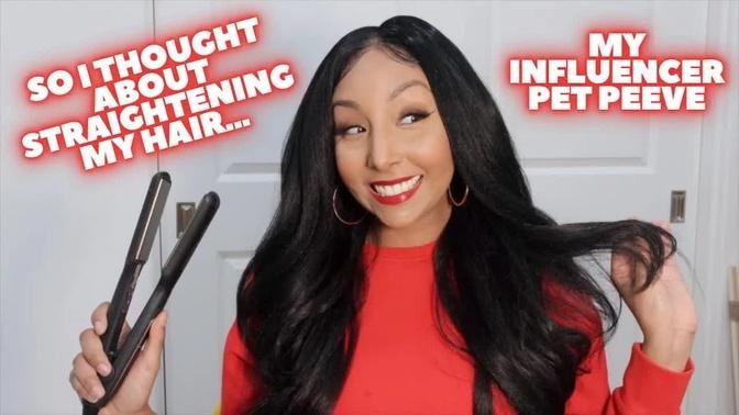 So I thought about straightening my hair... | BiancaReneeToday