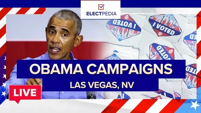 Live: Former President Obama Campaigns for Nevada Democrats in Las Vegas
