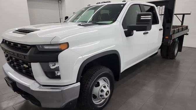 2020 CHEVROLET SILVERADO 3500 DURAMAX FLATBED KNAPHEIDE 4K WALKAROUND ...